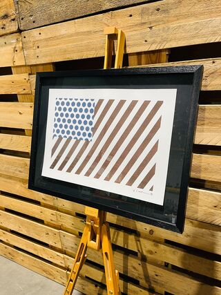 Offset-lithografie, Roy Lichtenstein, “Forms in Space”, 1996, (gesigne